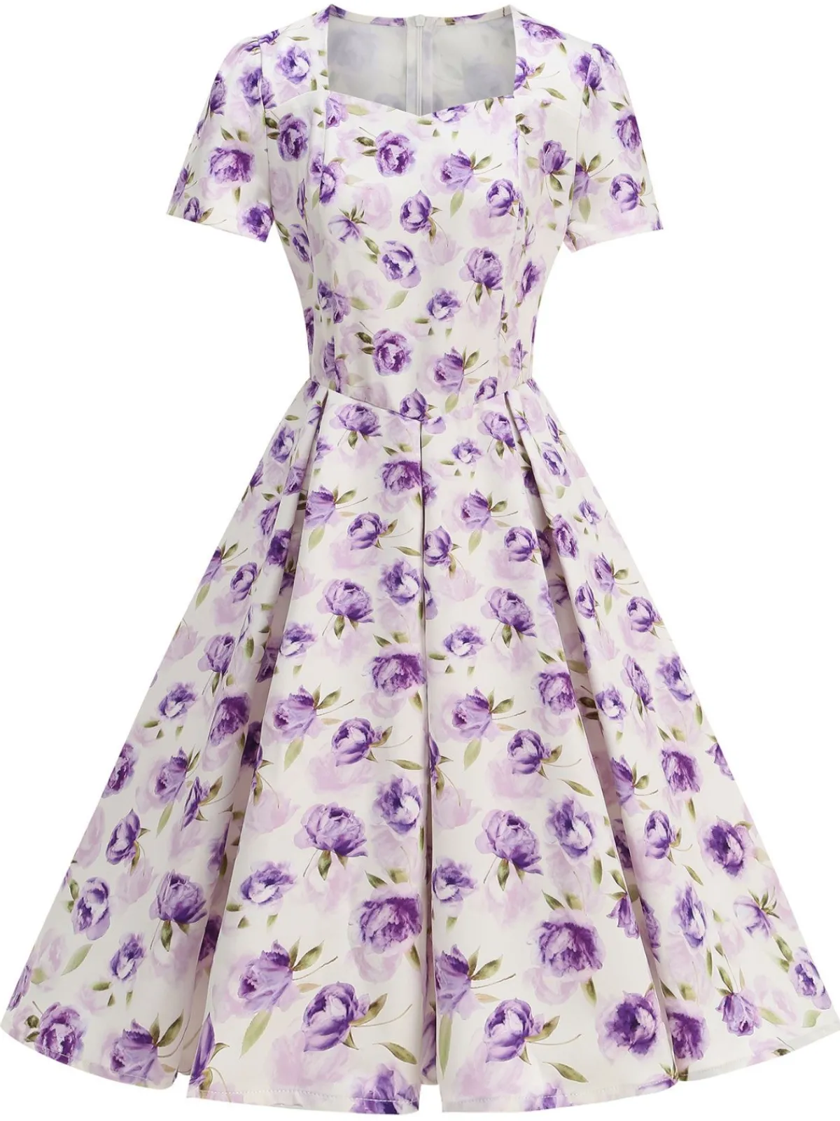New Retro Stage 1950s Vintage Floral Swing Dress
