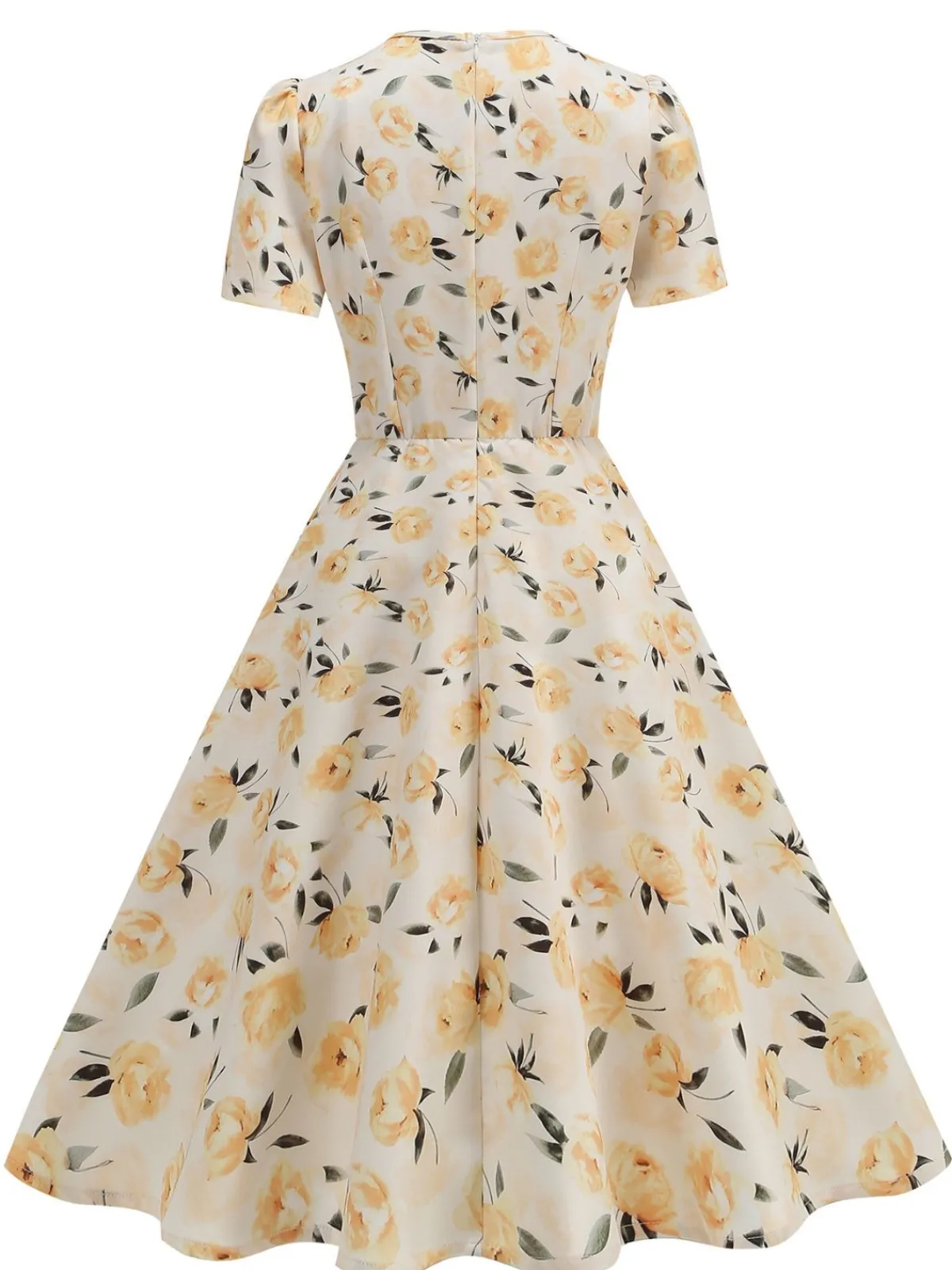 New Retro Stage 1950s Vintage Floral Swing Dress