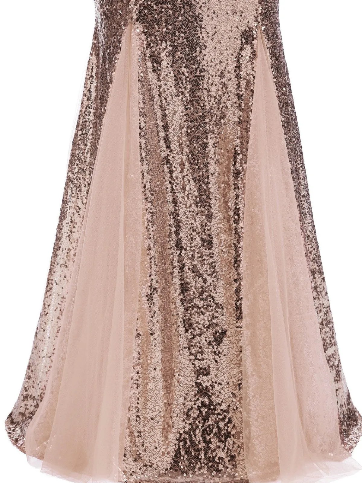 Sale Retro Stage 1930s Vintage Sequin Strapless Dress