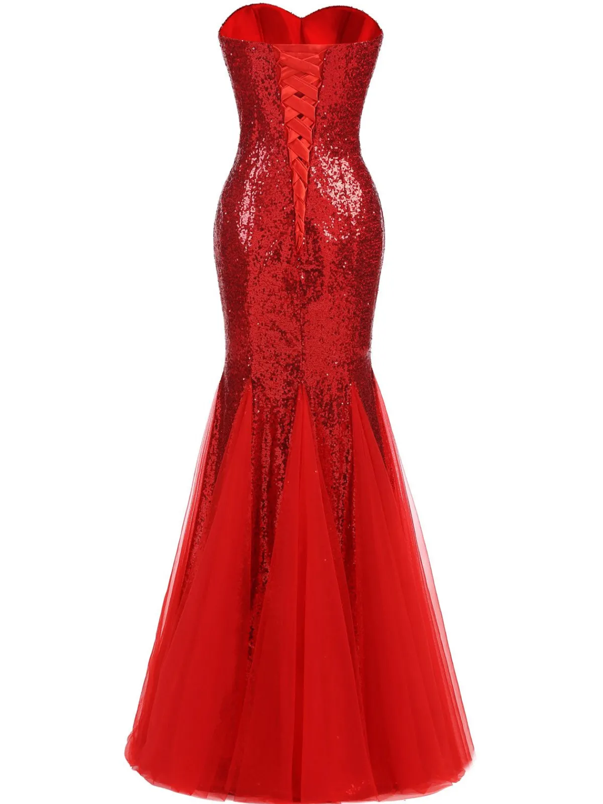 Sale Retro Stage 1930s Vintage Sequin Strapless Dress
