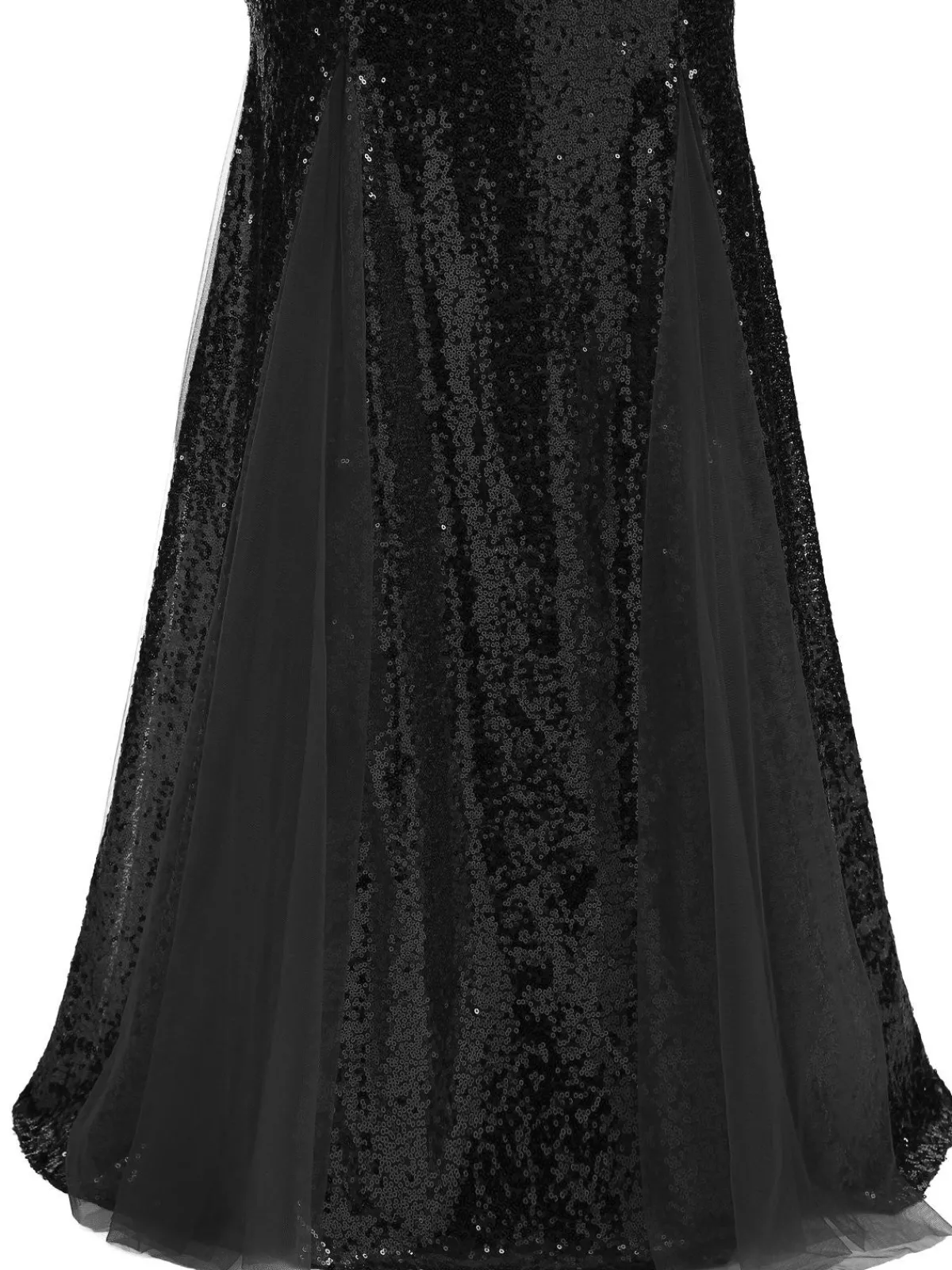 Sale Retro Stage 1930s Vintage Sequin Strapless Dress