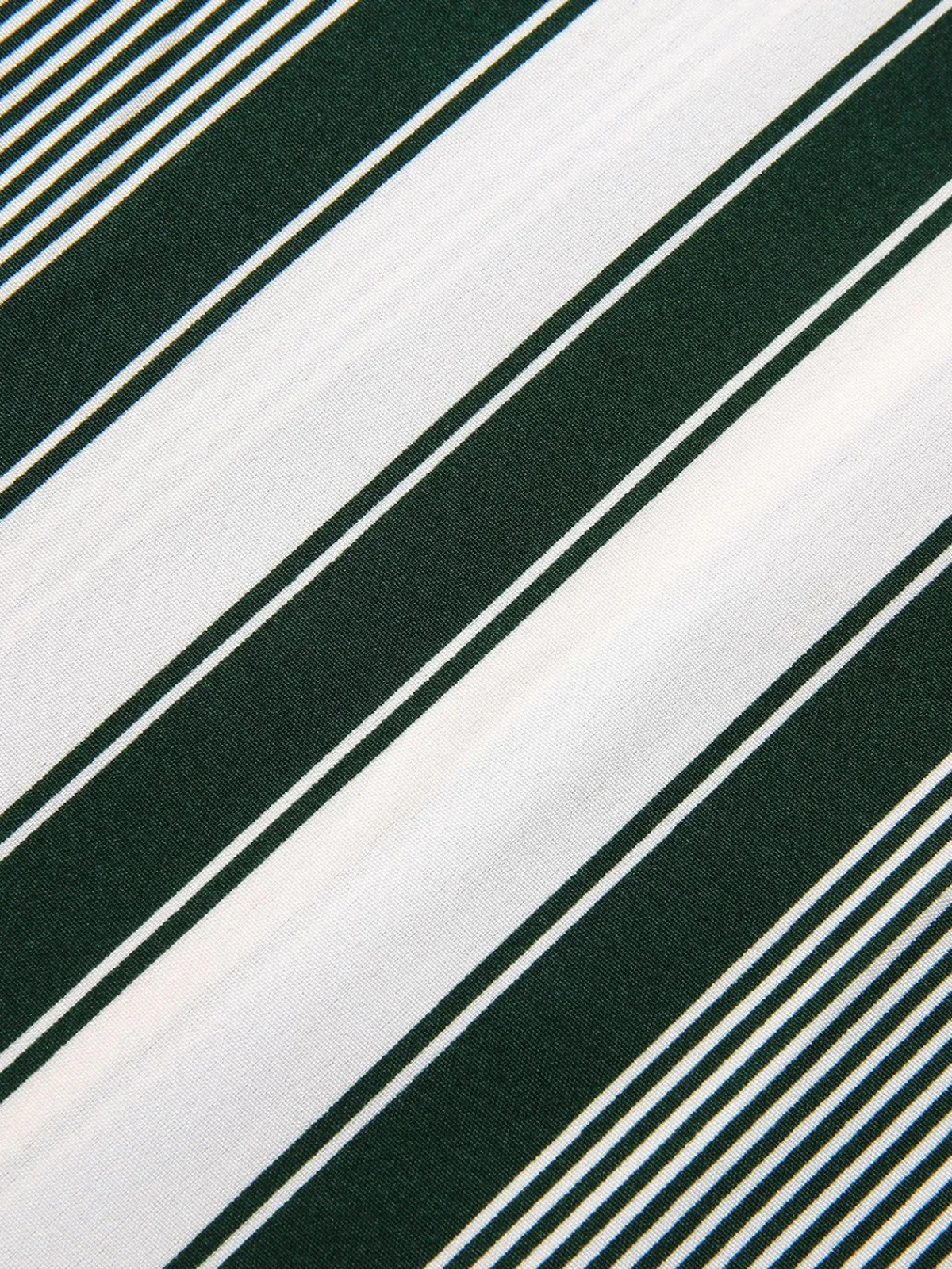 Sale Retro Stage 1970s V-Neck Contrast Stripes Jumpsuit