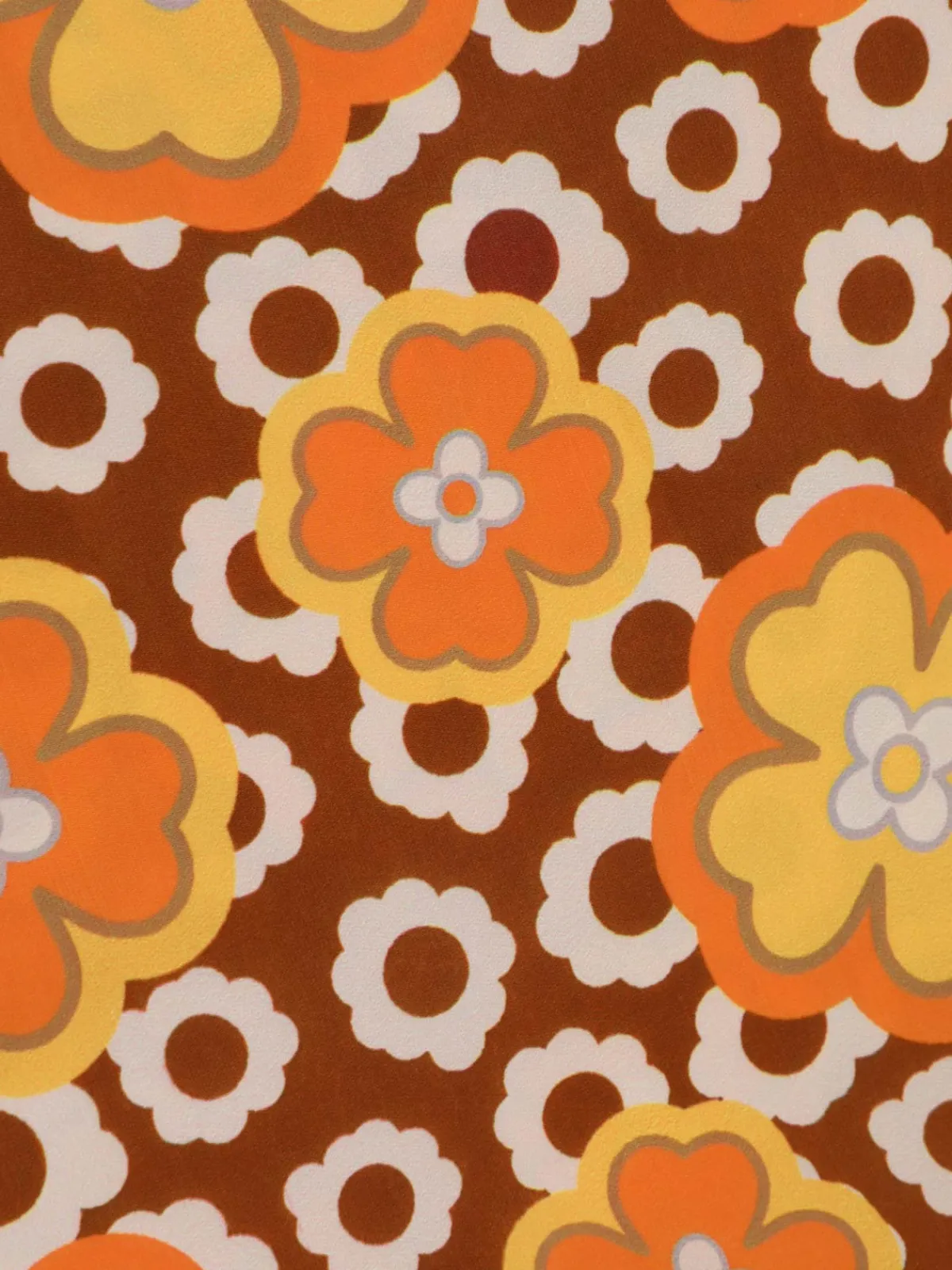 Outlet Retro Stage 1970s V-Neck Floral Belted Sleeveless Jumpsuit Orange