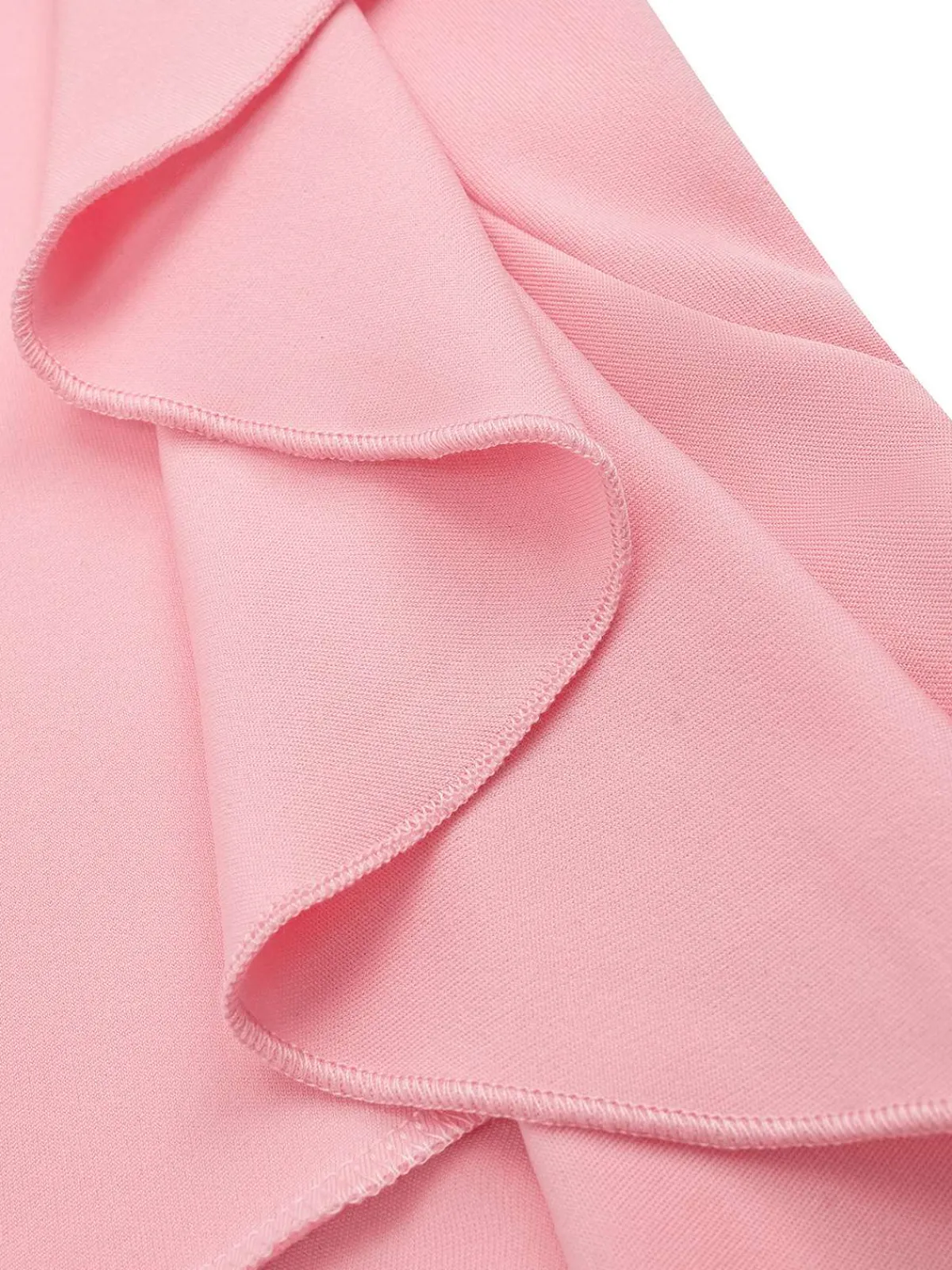 Online Retro Stage 1930s V-Neck Sleeveless Ruffled Fishtail Dress