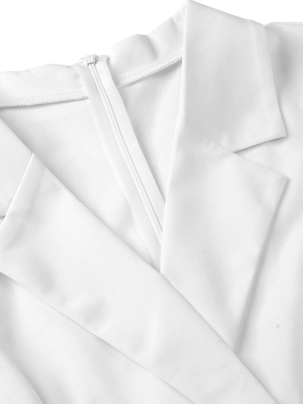 Outlet Retro Stage 1950s V-Neck Solid Lapel Romper