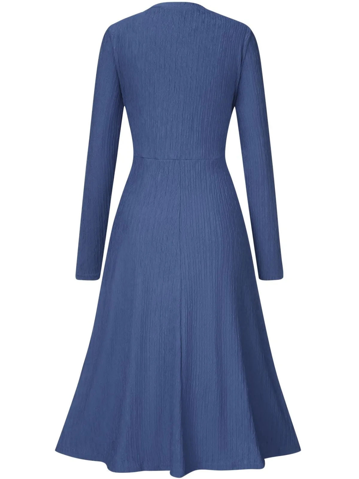 Online Retro Stage 1940s V-Neck Wrap Waist A-Line Midi Dress