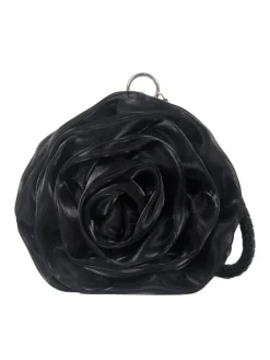 Best Retro Stage Silk 3D Flower Vintage Handbag