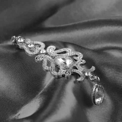 Hot Retro Stage Silver 1920s Bridal Earrings
