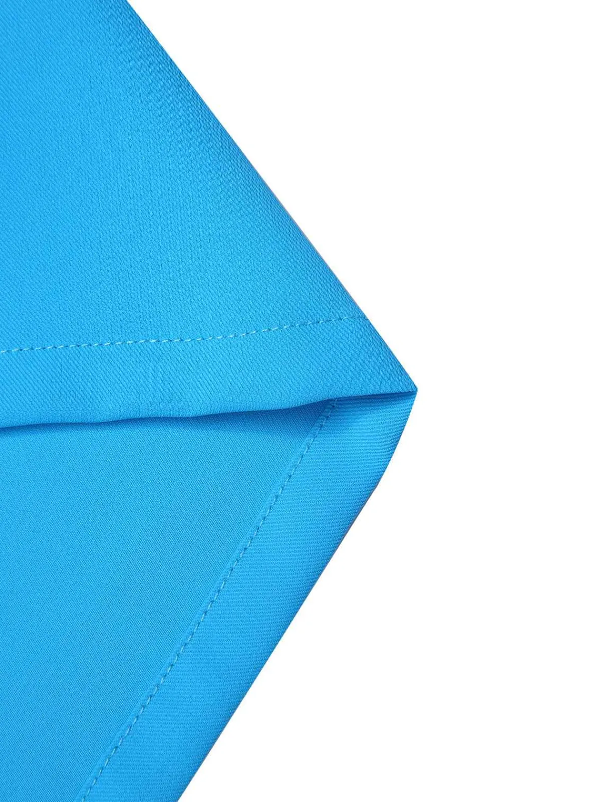 Best Retro Stage 1960s Lapel Button Solid Coat Sky Blue