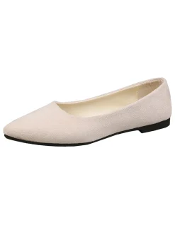 Hot Retro Stage Slip-On Loafers Pointed Toe Shallow Flat Shoes