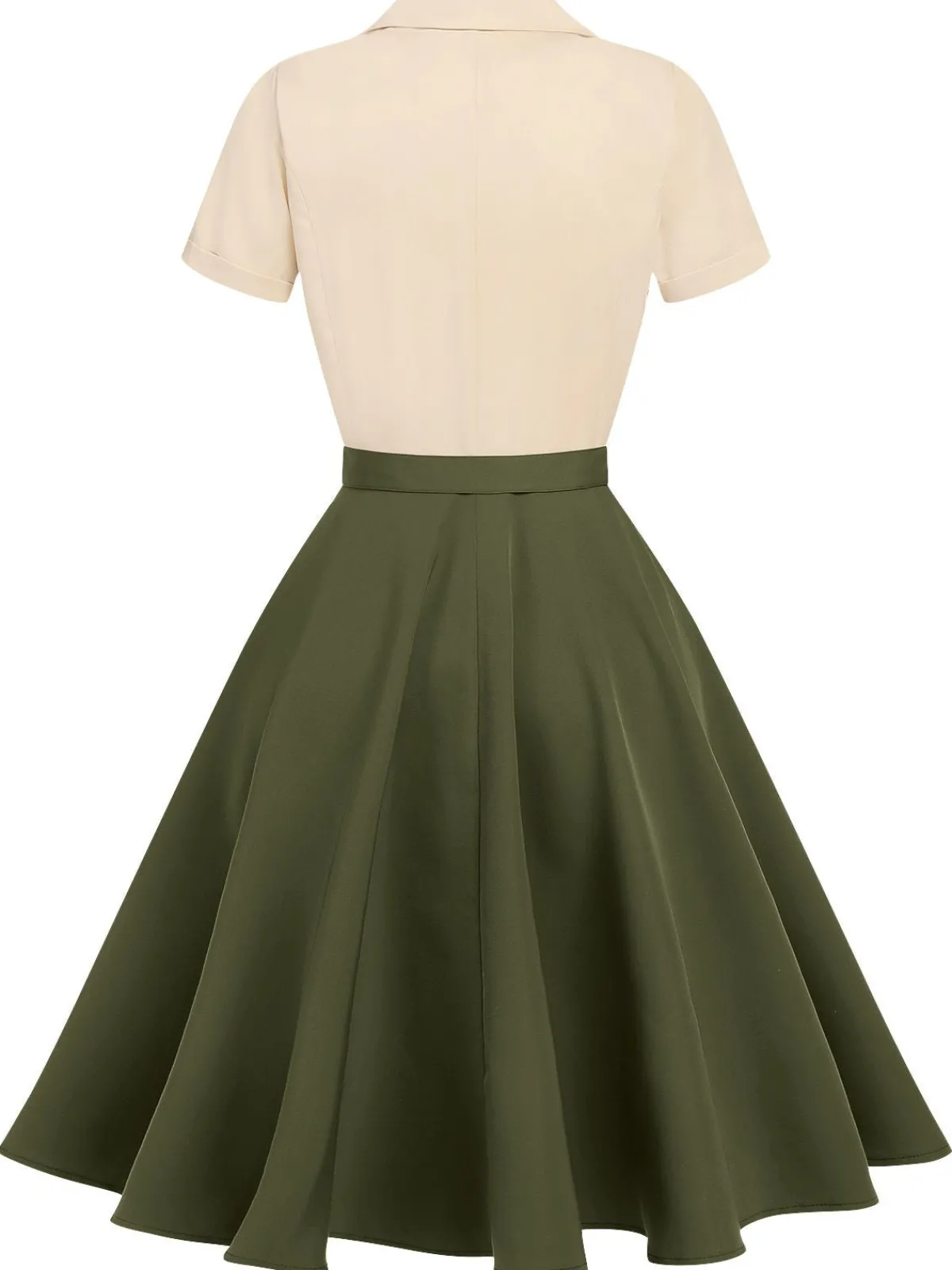 Hot Retro Stage Snow White Style Button 1950s Dress