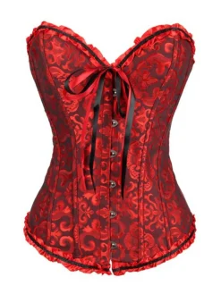 Best Retro Stage Steampunk Gothic Lace Overbust Corset