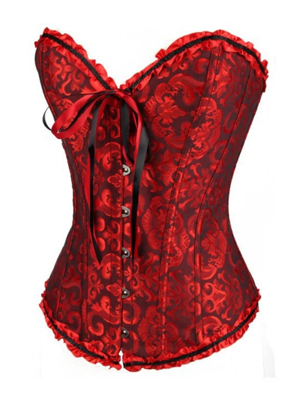 Best Retro Stage Steampunk Gothic Lace Overbust Corset