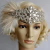 Online Retro Stage [US Warehouse] Apricot 1920s Feather Flapper Headband