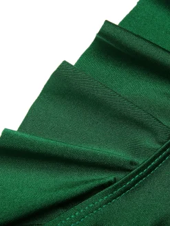 Outlet Retro Stage [US Warehouse] 1940s Sleeveless Backless Halter Swimsuit Green