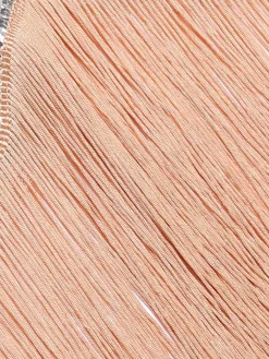 Online Retro Stage [US Warehouse] Pink 1920s Tassel Gatsby Flapper Dress