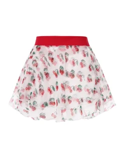 Discount Retro Stage [US Warehouse] 1950s Cherry Tie Waist Cover Up Red