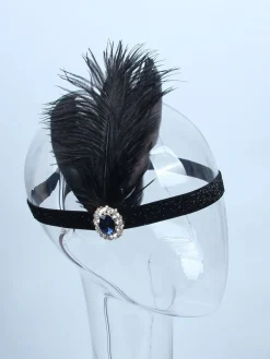 Clearance Retro Stage [US Warehouse] 1920s Feather Flapper Headband
