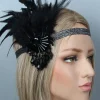 Hot Retro Stage [US Warehouse] 1920s Feather Flapper Headband