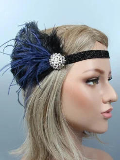 Outlet Retro Stage [US Warehouse] 1920s Feather Flapper Headband