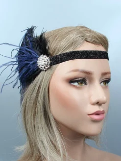 Outlet Retro Stage [US Warehouse] 1920s Feather Flapper Headband