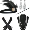Clearance Retro Stage [US Warehouse] 1920s Flapper Costume Accessory Set