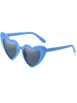 Best Retro Stage Vintage Alloy Temple Heart Frame Sunglasses