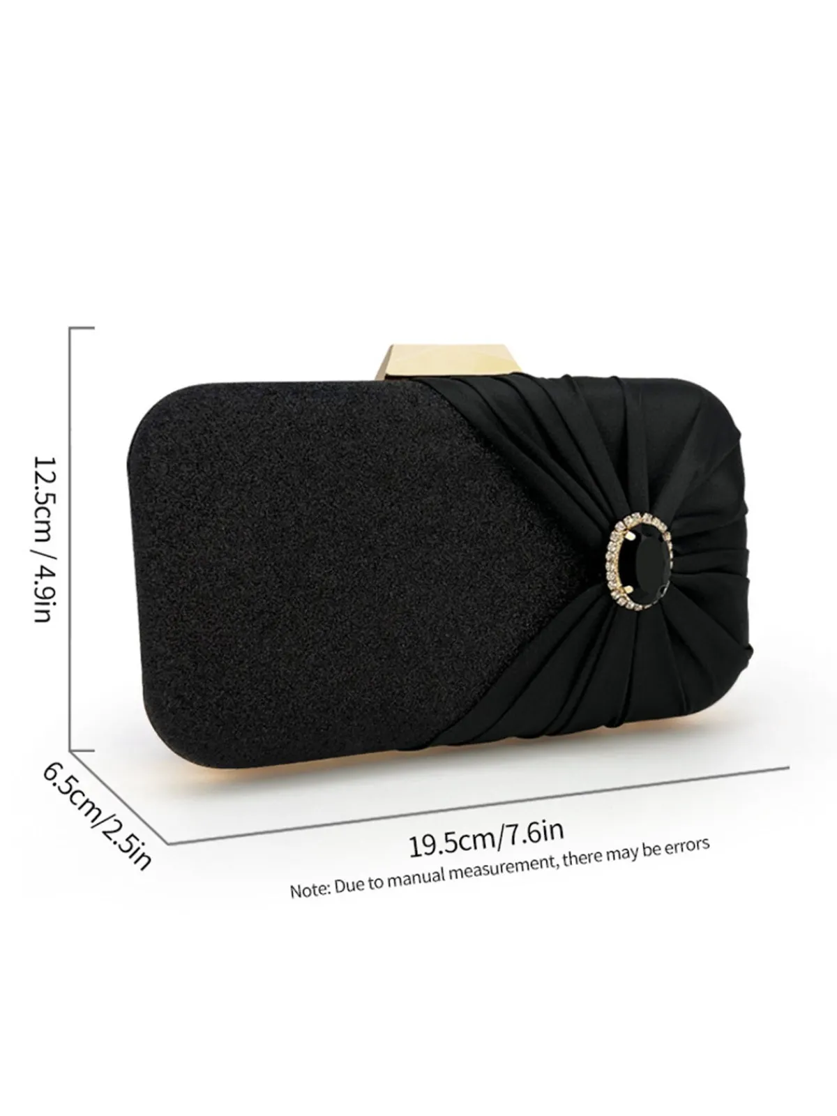 Discount Retro Stage Vintage Crystal Glitter Satin Clutch Bag