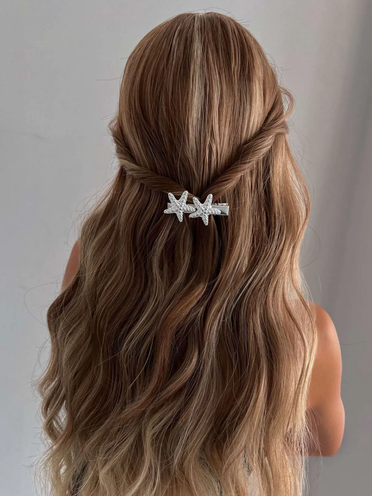 Clearance Retro Stage Vintage 3D Starfish Metal Hairpin