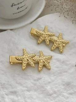 Clearance Retro Stage Vintage 3D Starfish Metal Hairpin