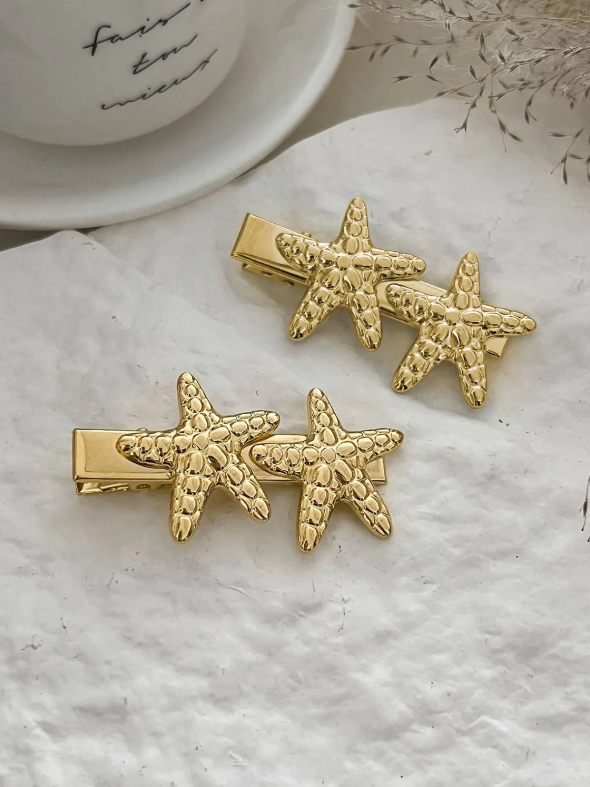Clearance Retro Stage Vintage 3D Starfish Metal Hairpin