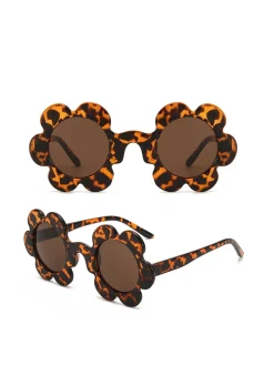 Discount Retro Stage Vintage Flower Border Frame Sunglasses