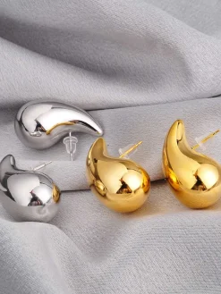 Sale Retro Stage Vintage Glossy Teardrop-Shaped Earrings