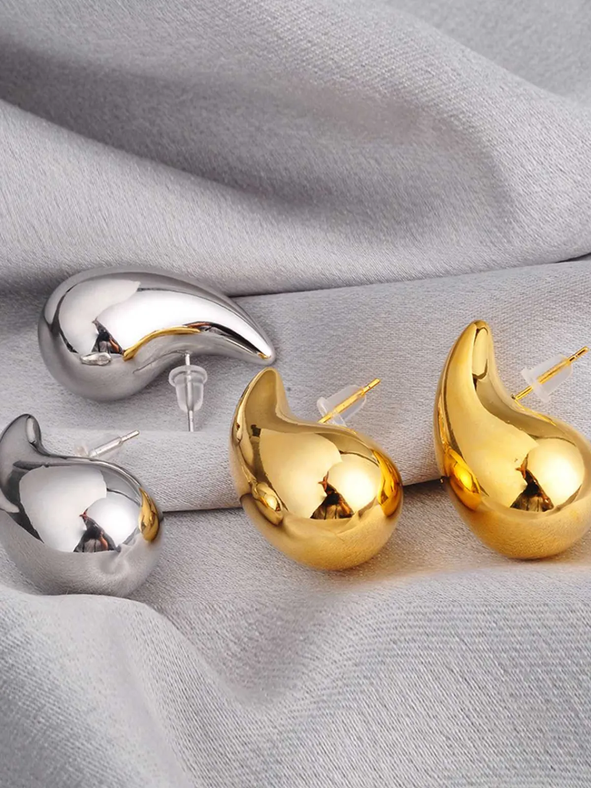 Sale Retro Stage Vintage Glossy Teardrop-Shaped Earrings