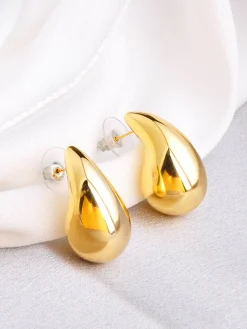 Sale Retro Stage Vintage Glossy Teardrop-Shaped Earrings