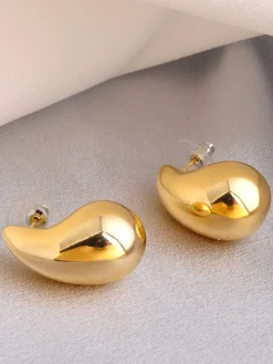 Sale Retro Stage Vintage Glossy Teardrop-Shaped Earrings