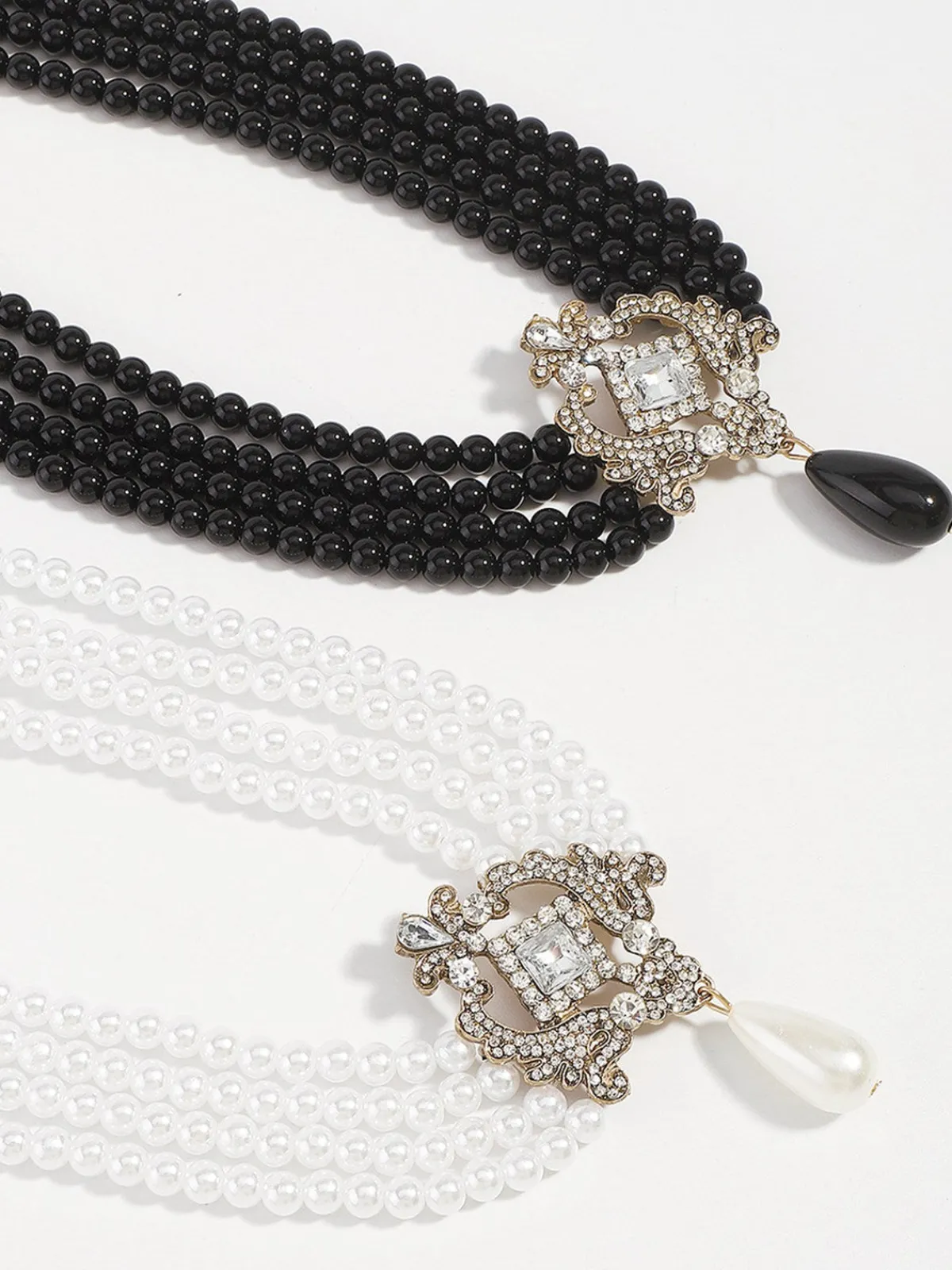 Best Retro Stage Vintage Palace Style Pearl Necklace