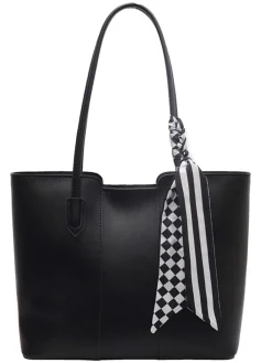 Hot Retro Stage Vintage Scarf-Tied Shoulder Tote Bag