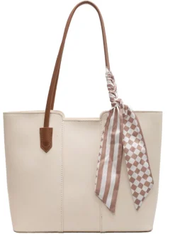 Hot Retro Stage Vintage Scarf-Tied Shoulder Tote Bag