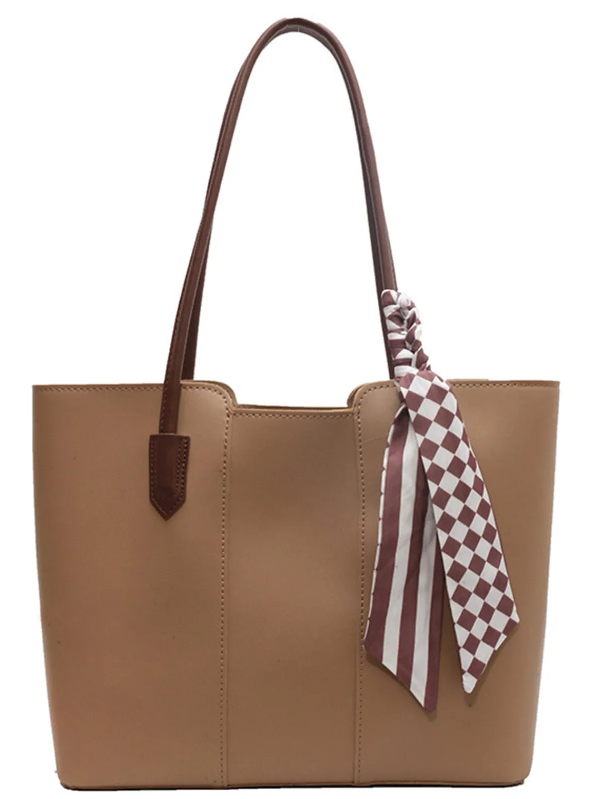 Hot Retro Stage Vintage Scarf-Tied Shoulder Tote Bag