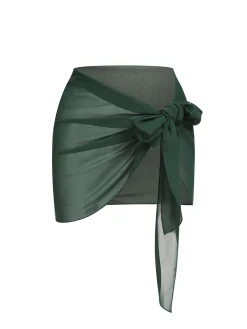 Clearance Retro Stage Vintage Solid Chiffon Sun Protection Cover-up