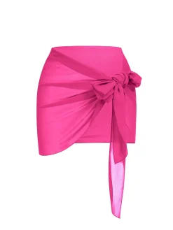 Clearance Retro Stage Vintage Solid Chiffon Sun Protection Cover-up
