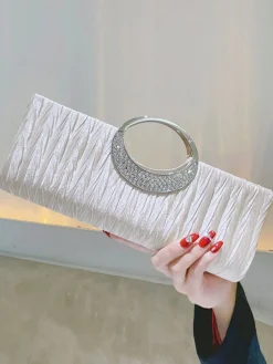 Outlet Retro Stage Vintage Square Rhinestone Party Handbag