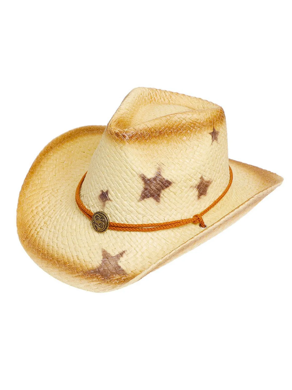 Sale Retro Stage Vintage Wide Brim Star Cowgirl Sun Hat
