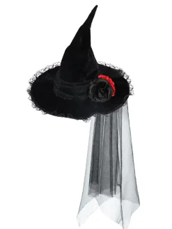 Online Retro Stage Vintage Wizard Witch Pointed Halloween Hat