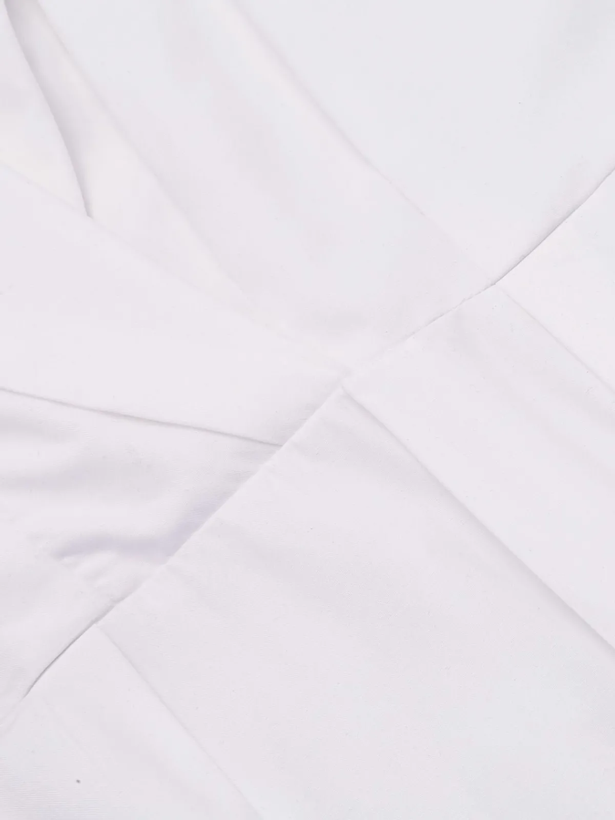 Clearance Retro Stage 1950s Halter Belted Swing Dress White