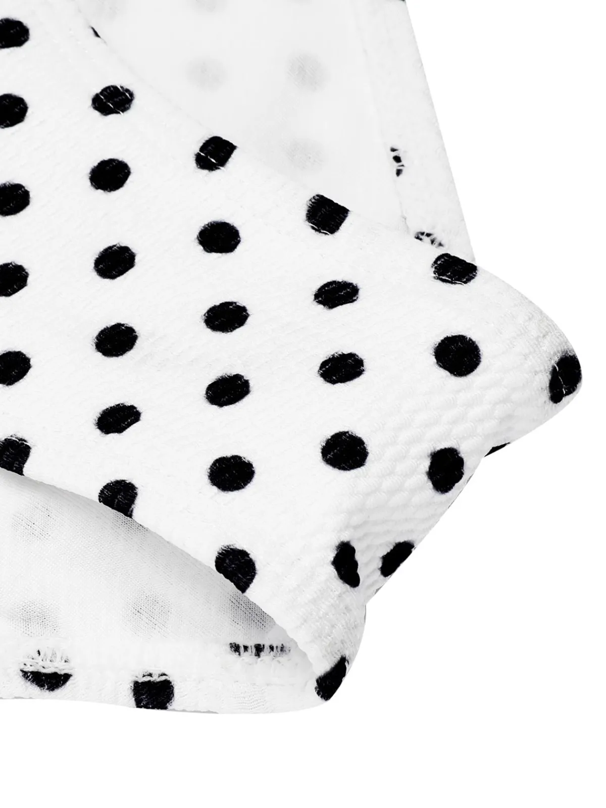 Sale Retro Stage 1940s Polka Dot Lace Up Halter Swimsuit White
