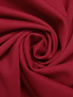 Fashion Retro Stage 1950s Solid Rhinestone Lapel Dress Wine Red