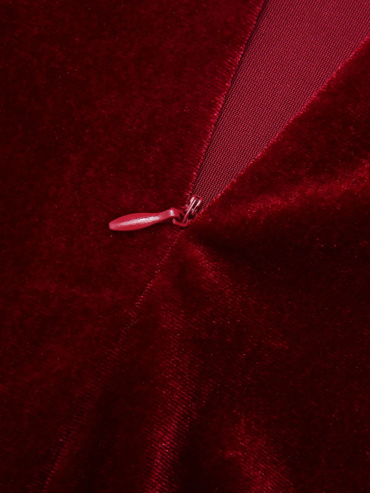 Sale Retro Stage 1930s Strap Velvet Mermaid Dress Wine Red