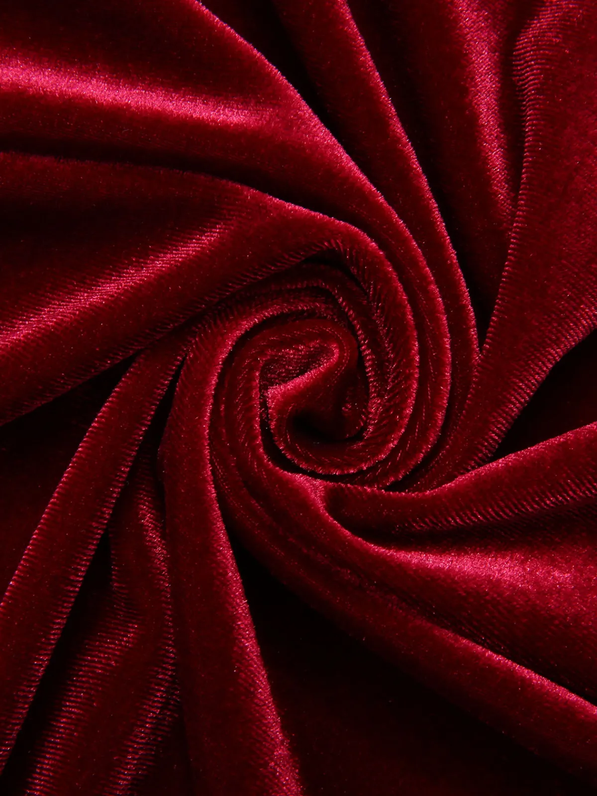 Sale Retro Stage 1930s Strap Velvet Mermaid Dress Wine Red